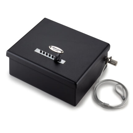VS-12LSX Simplex Lock Two Handgun Capacity Safe with Cable Lock