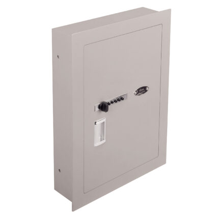 VS-52SXW Simplex Lock Hidden In the Wall Safe - White