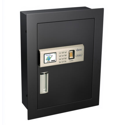 VS-56TC Biometric Hidden in Wall Color Display Safe - Black